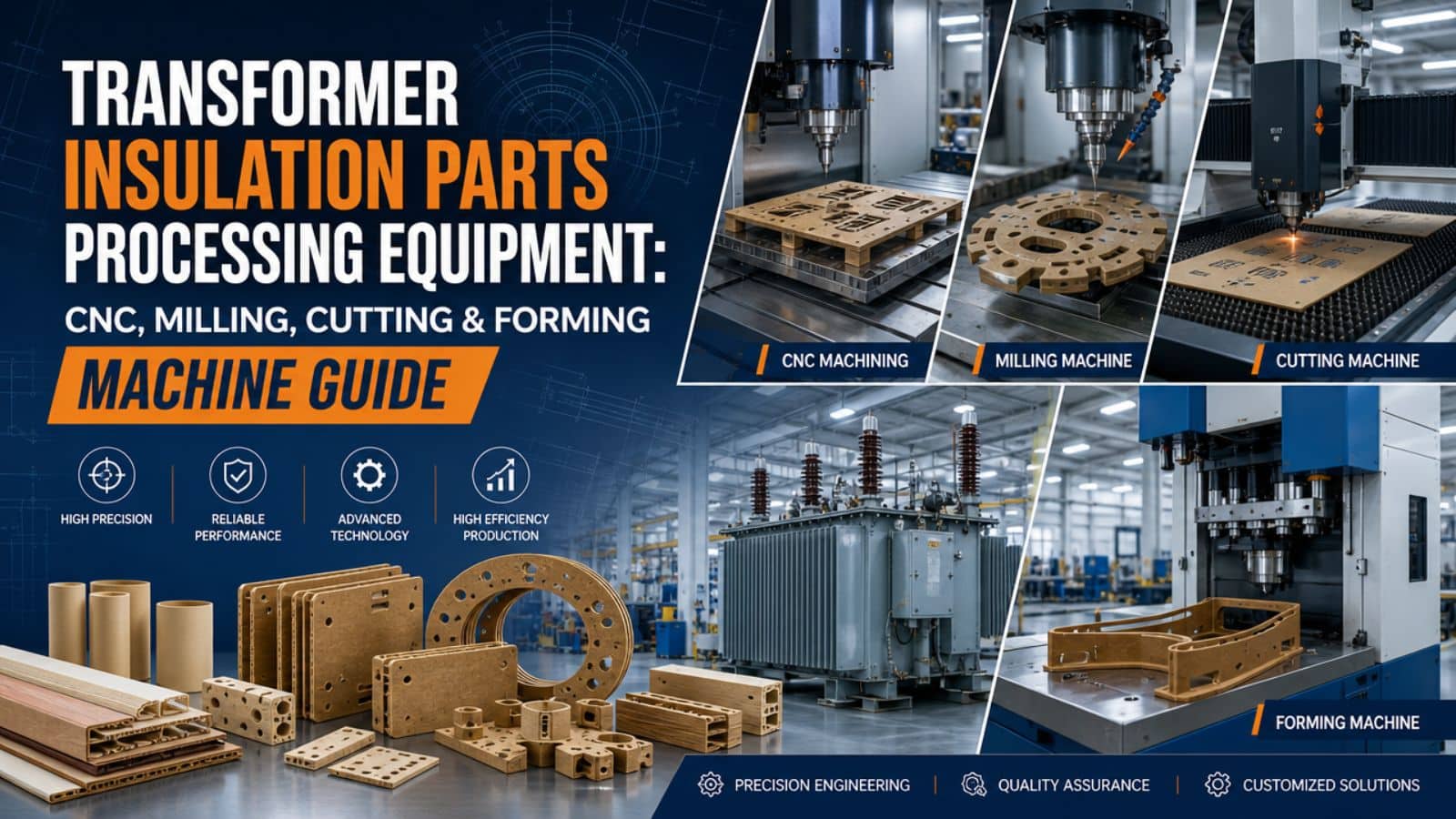 Transformer Insulation Parts Processing Equipment: CNC, Milling, Cutting & Forming Machine Guide